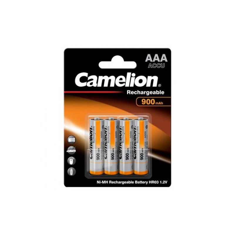 Batteria Camelion AAA Micro 900mAh 4 pz