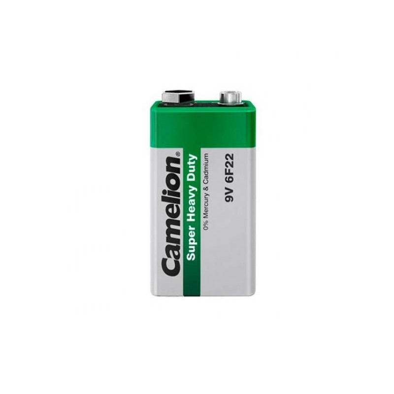 Batteria Camelion Super Heavy Duty Green 9V Block 6F22 1 pz