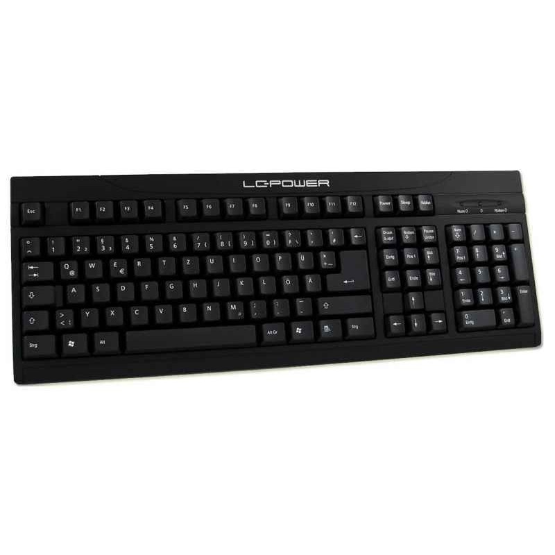 LC Power BK-902 Tastiera USB QWERTZ Tedesco Nero BK-902