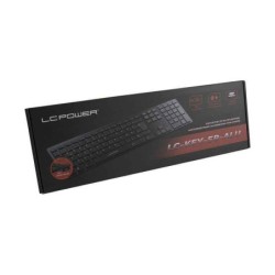 LC Power LC-KEY-5B-ALU Tastiera USB QWERTZ Tedesco Nero LC-KEY-5B-ALU