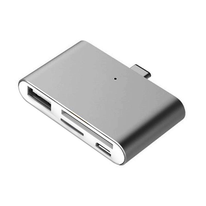 Lettore intelligente USB di tipo C per microSD SD USB USB Micro g