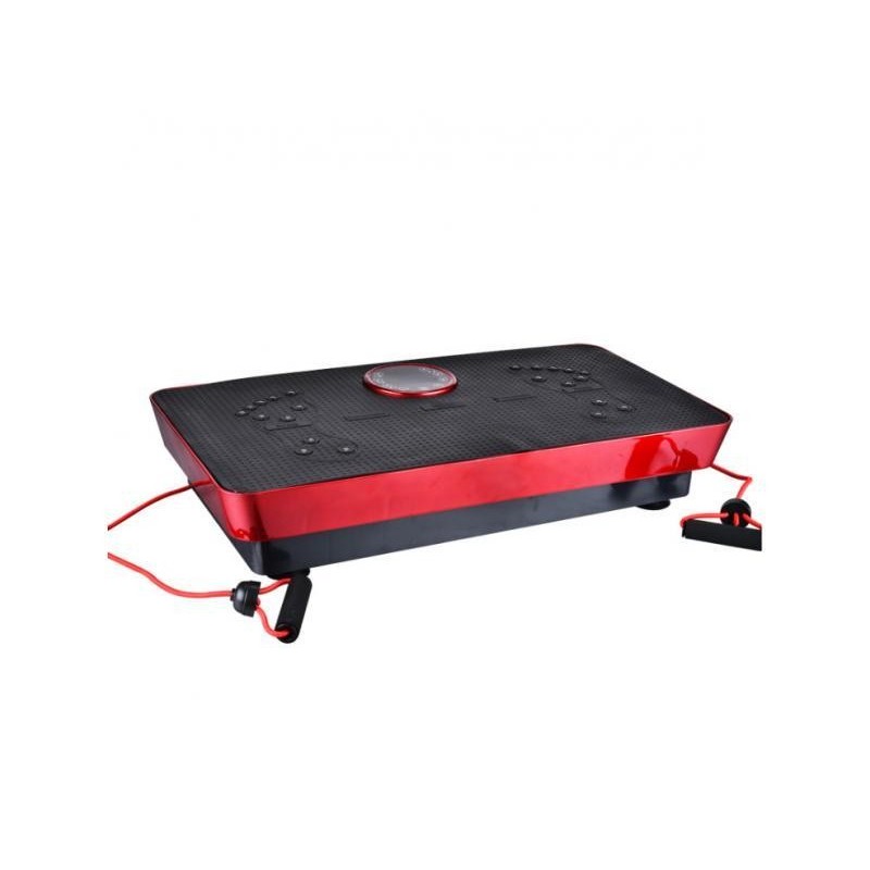 Fitness Body Magnetic Therapy Vibration Plate Music 73cm Nero-Rosso