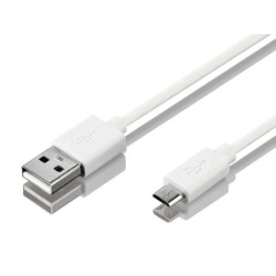 Reekin Cavo USB-MicroUSB 96cm Bianco