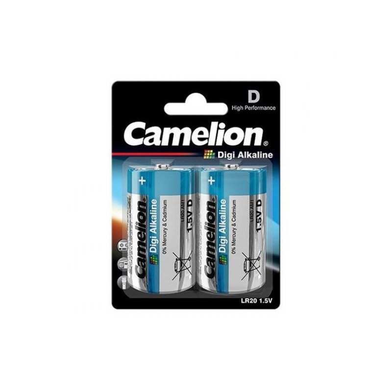 Batteria Camelion Digi Alkaline Mono D LR20 2 pz