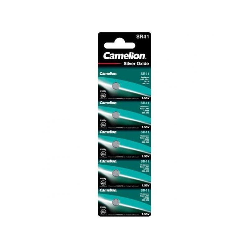 Batteria Camelion SR41 Ossido d'argento 5 pezzi