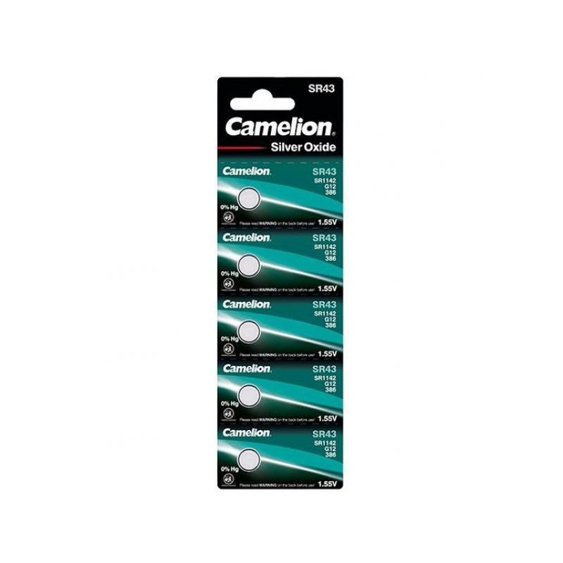 Batteria Camelion SR43 Ossido d'argento 5 pezzi