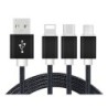 Cavo Reekin 3in1 MicroUSB Lightning