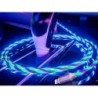 Cavo Reekin 2A MicroUSB 1 metro LED Floating Light Up RGB