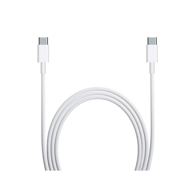 Cavo di ricarica rapida Reekin 5A da USB-C a USB-C 1 m bianco