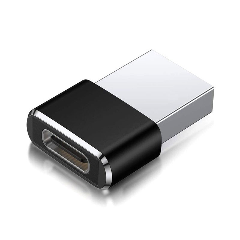 Reekin Adattatore USB 20 - USB-A - USB-C Femmina Nero