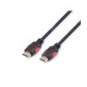 Cavo HDMI Reekin - 10 metri - FULL HD 4K nero/rosso alta velocità