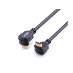 Cavo HDMI Reekin - 10 metri - FULL HD 2x 90° alta velocità con Et