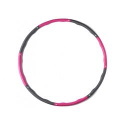 Hula hoop in schiuma 95 cm rosa-grigio 8 pezzi