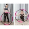 Hula hoop in schiuma 95 cm rosa-grigio 8 pezzi