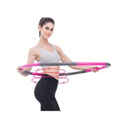 Schiuma Hula Hoop 100 cm 12 kg rosa-grigio