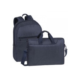 ZAINO RIVACASE KOMODO 15,6&quot;- DARK BLUE - DUE TASCHE FRONTALI - R8065