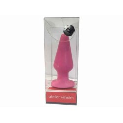 Atelier Wilhelm Butt Plug medium, pink, 5.5 x 13 cm