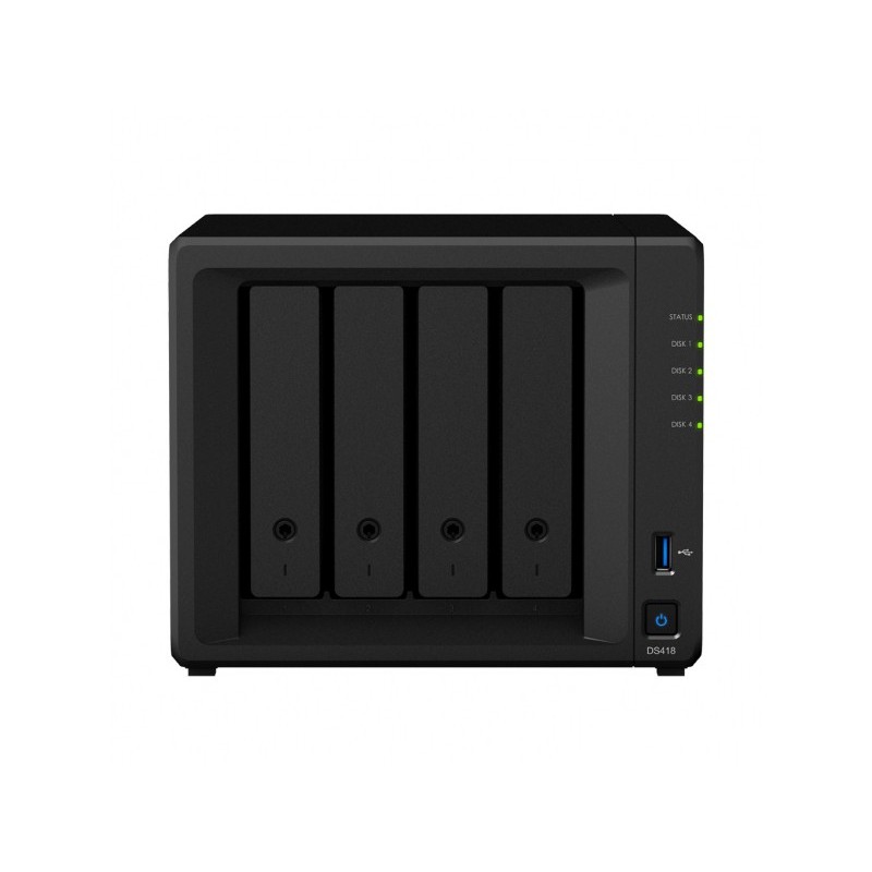 Synology Diskstation DS418 4 Einlay NAS Server Empty Hook (DS418)