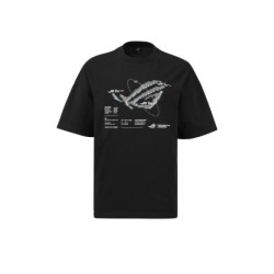 ASUS ROG PIXELVERSE T-Shirt, Regular Fit, Black - Size XL