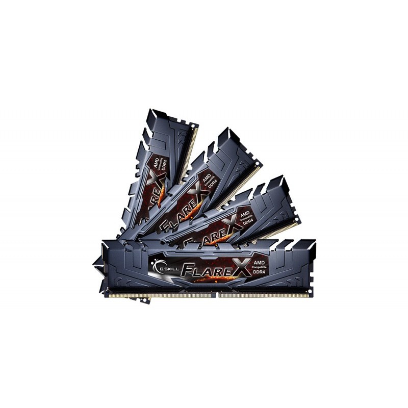 G.Skill Flare X DDR4 64 GB (4x16 GB) 3200 MHz F4-3200C16Q-64GFX