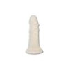 PRIME HEAD 100% SILIKON BUTT PLUG, MIT SAUGFUSS, CLEAR, 14CM