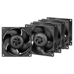 ARCTIC S8038-7K Processore Ventilatore 8 cm Nero 4 pz (Arctic S8038-7