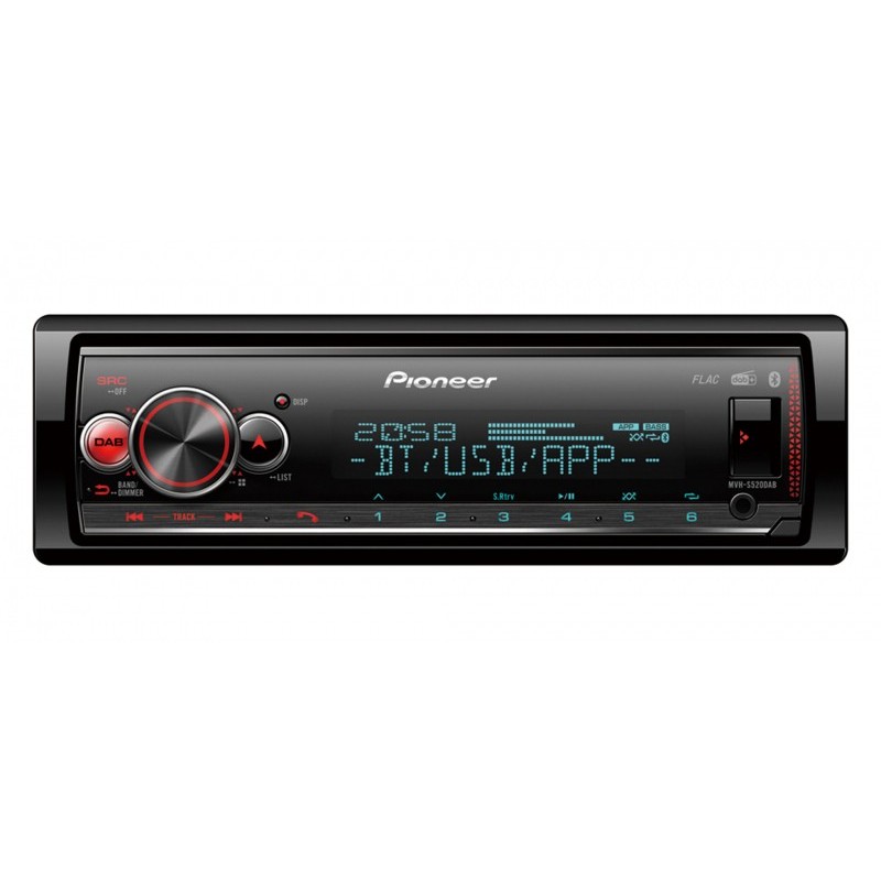 Pioneer Autoradio MVH-S520DAB schwarz