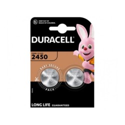 Batteria Duracell al litio pila a bottone CR2450 3V blister confe