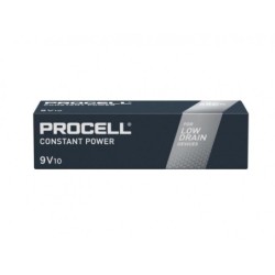 Batteria Duracell PROCELL Constant E-Block 6LR61 9V confezione da