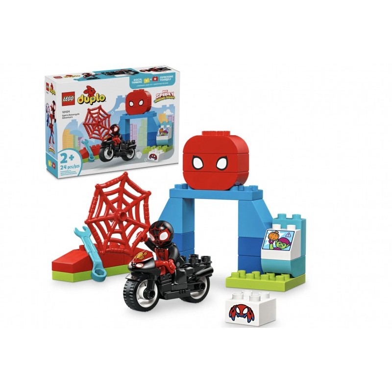 LEGO Duplo - Avventura in moto Marvel Spins (10424)