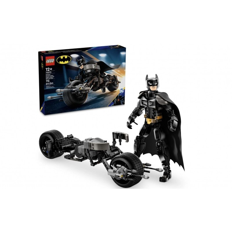 LEGO DC Super Heroes - Personaggio da costruzione di Batman con Batpo