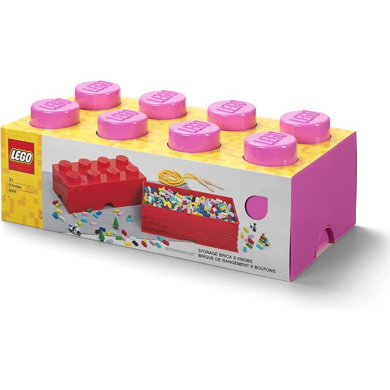 LEGO Storage Brick 8 ROSA (40041739)