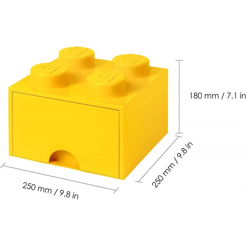 LEGO Storage Brick Cassetto 4 GIALLO (40051732)