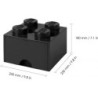 LEGO Storage Brick Cassetto 4 NERO (40051733)