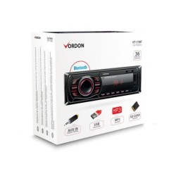 Autoradio Vordon con Bluetooth / AUX / USB / ingresso SD / 4x60W HT-