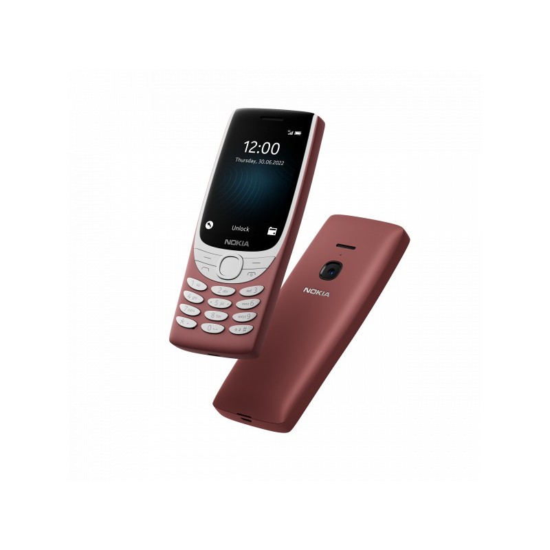 Nokia 8210 4G Rosso Funzionalit&agrave; Telefono NO8210-R4G