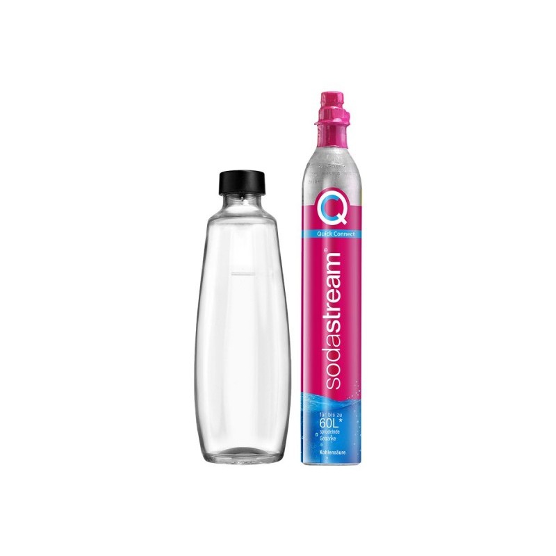 Accessori SodaStream caraffa in vetro DUO cilindro di riserva da 1 co