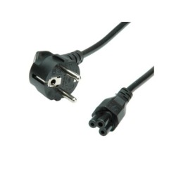 Power Cable Type F EU to C5 Black 18m