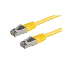 CAVO RETE 0.5M FTP CAT6 BULK GIALLO