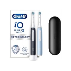 Braun Oral-B iO3 Matt Black/Ice Blue Duo Pack