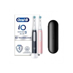 Braun Oral-B iO Series 3n Matt Black/Blush Pink Elektrische Zahnb&uuml;rs