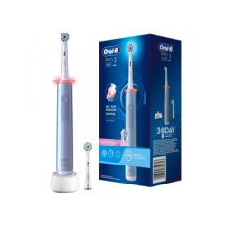 Braun Oral-B PRO 3 3000 mit 2 Sensitive Clean Aufsteckb&uuml;rsten, blau