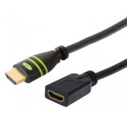 Techly HDMI 4K 60Hz High Speed mit Ethernet, schwarz, 7,5m