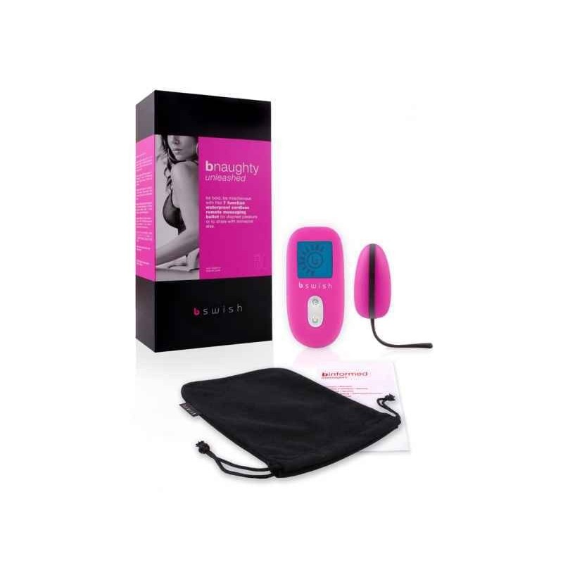 BNAUGHTY UNLEASHED BULLET, 7 FUNKT. , FERNBEDIENUNG, MAGENTA