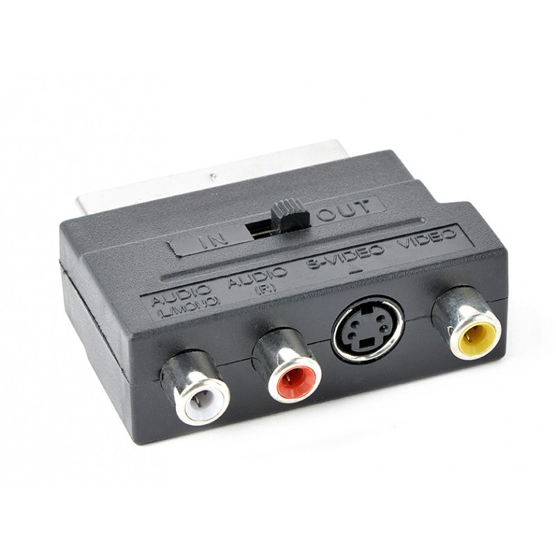 Adattatore Scart/RCA/S-Video bidirezionale CableXpert - CCV-4415