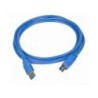 CableXpert 1,83 m - USB A - USB B - Maschio/Maschio - 5000 Mbps - Blu