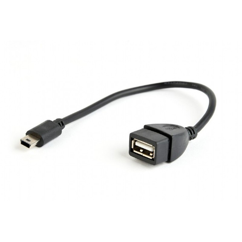 CableXpert Cavo adattatore USB OTG AF a Mini BM 015 m A-OTG-AFBM-002