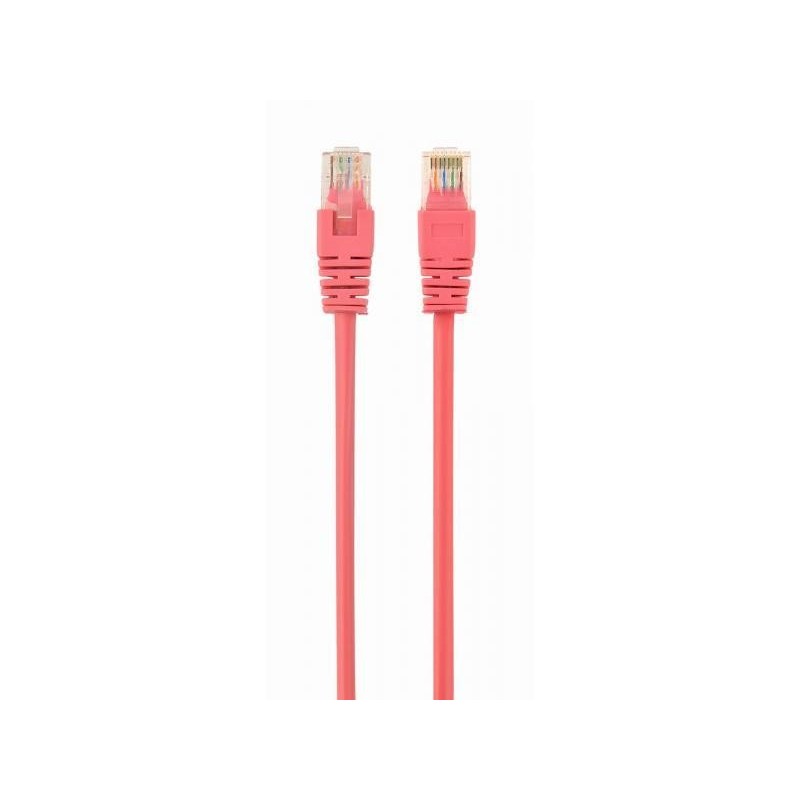 CableXpert CAT5e UTP patch rosa 5 m PP12-5M/RO