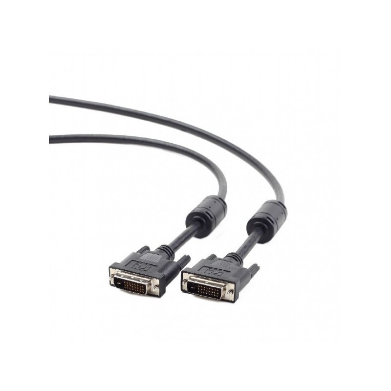 Cavo video CableXpert DVI dual link Cavo da 15 piedi Nero CC-DVI2-BK-