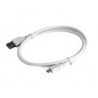 Cavo micro USB CableXpert 0,5 m CCP-mUSB2-AMBM-W-0,5 M